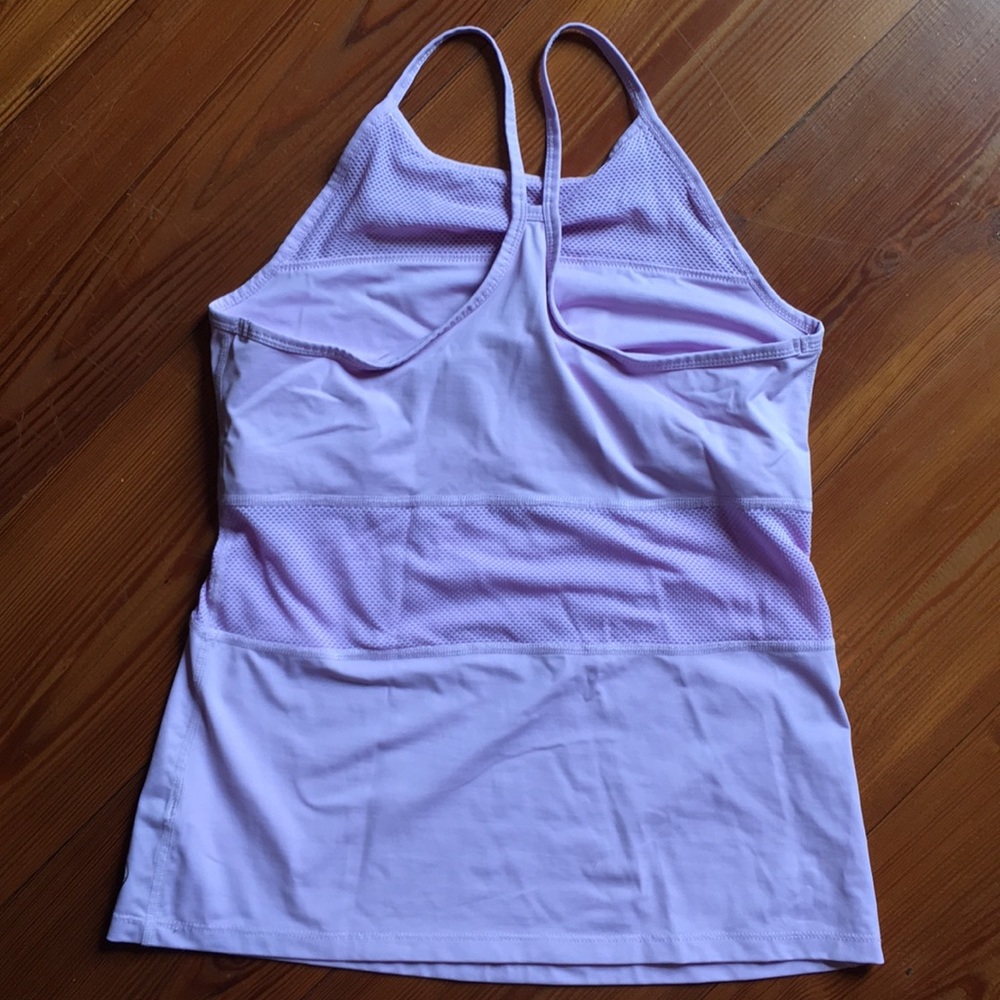 Lavender workout tank by Lija EUC! - Picture 4 of 8